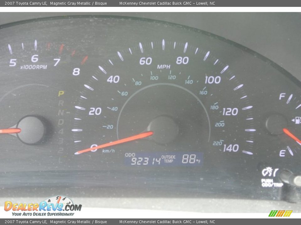 2007 Toyota Camry LE Magnetic Gray Metallic / Bisque Photo #14