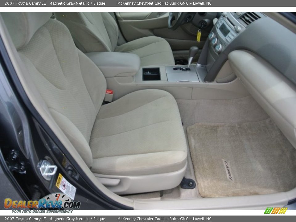 2007 Toyota Camry LE Magnetic Gray Metallic / Bisque Photo #17