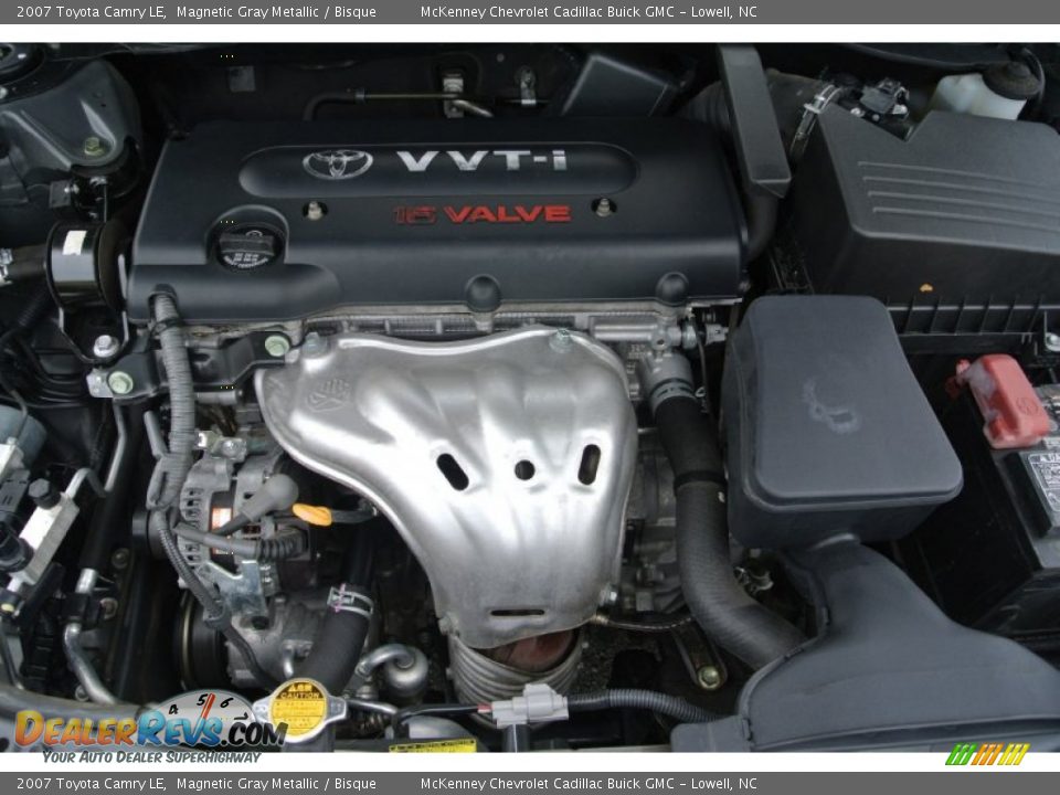 2007 Toyota Camry LE Magnetic Gray Metallic / Bisque Photo #21