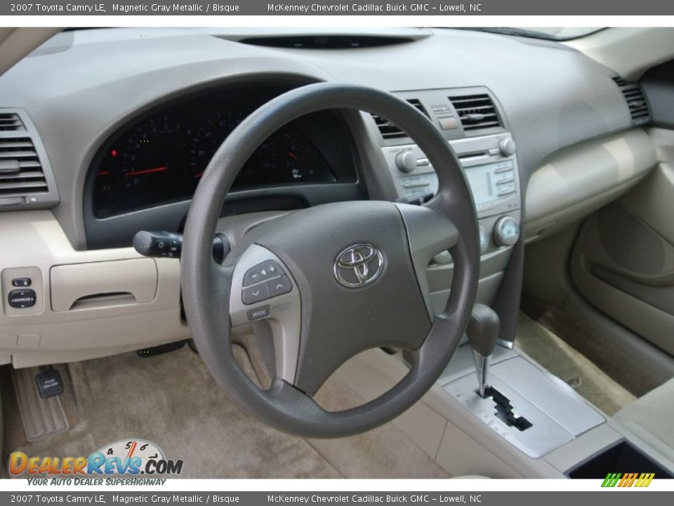 2007 Toyota Camry LE Magnetic Gray Metallic / Bisque Photo #24