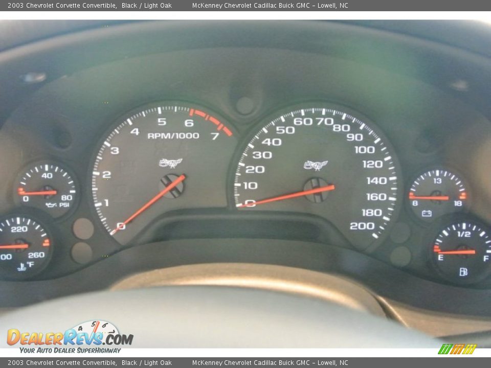 2003 Chevrolet Corvette Convertible Gauges Photo #19