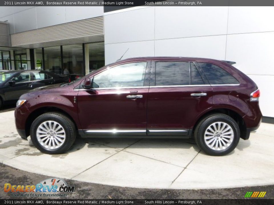 Bordeaux Reserve Red Metallic 2011 Lincoln MKX AWD Photo #2