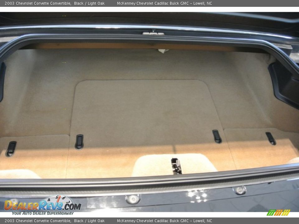 2003 Chevrolet Corvette Convertible Black / Light Oak Photo #20