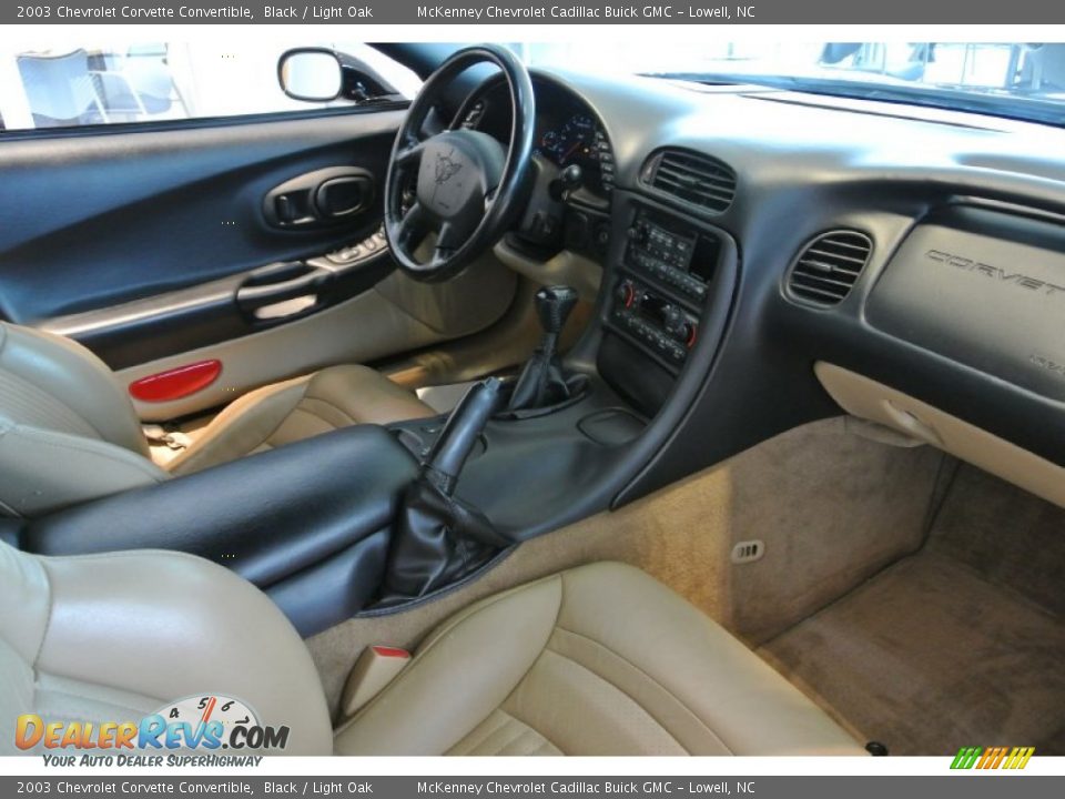 Light Oak Interior - 2003 Chevrolet Corvette Convertible Photo #22