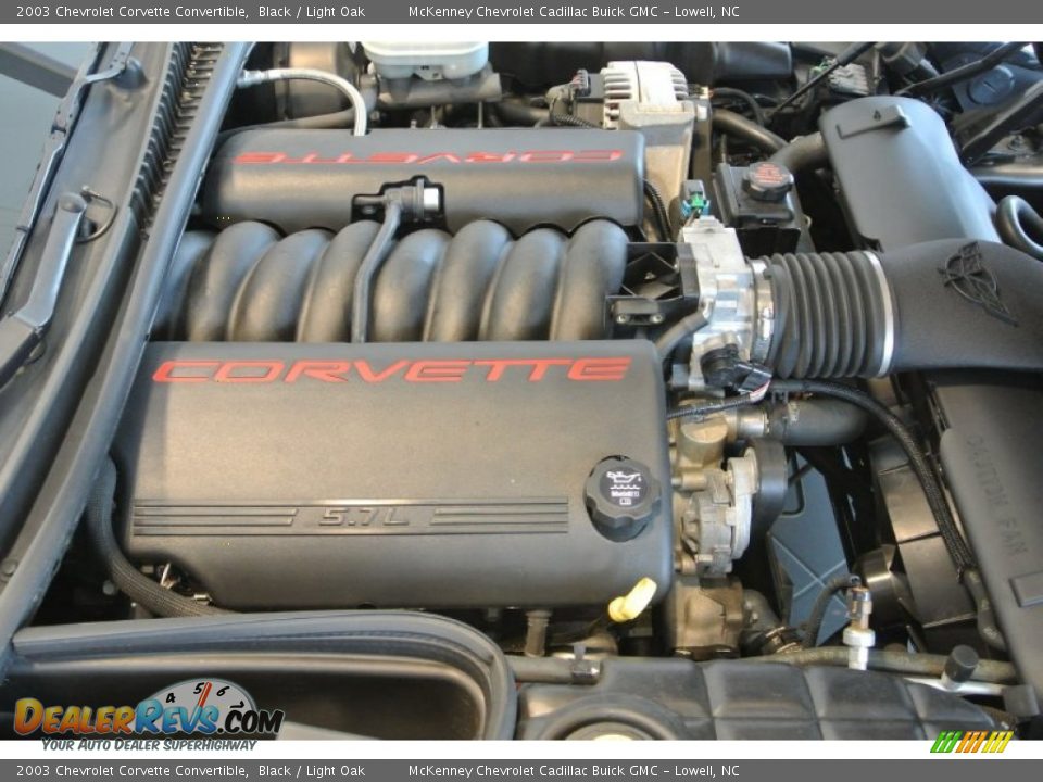 2003 Chevrolet Corvette Convertible 5.7 Liter OHV 16 Valve LS1 V8 Engine Photo #25
