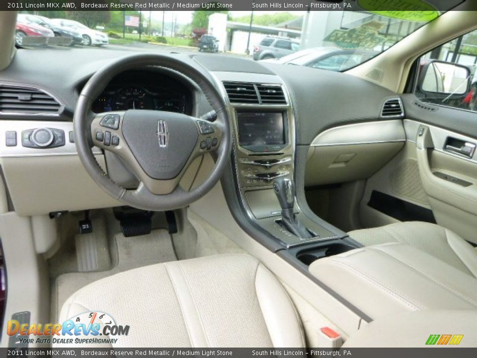2011 Lincoln MKX AWD Bordeaux Reserve Red Metallic / Medium Light Stone Photo #18
