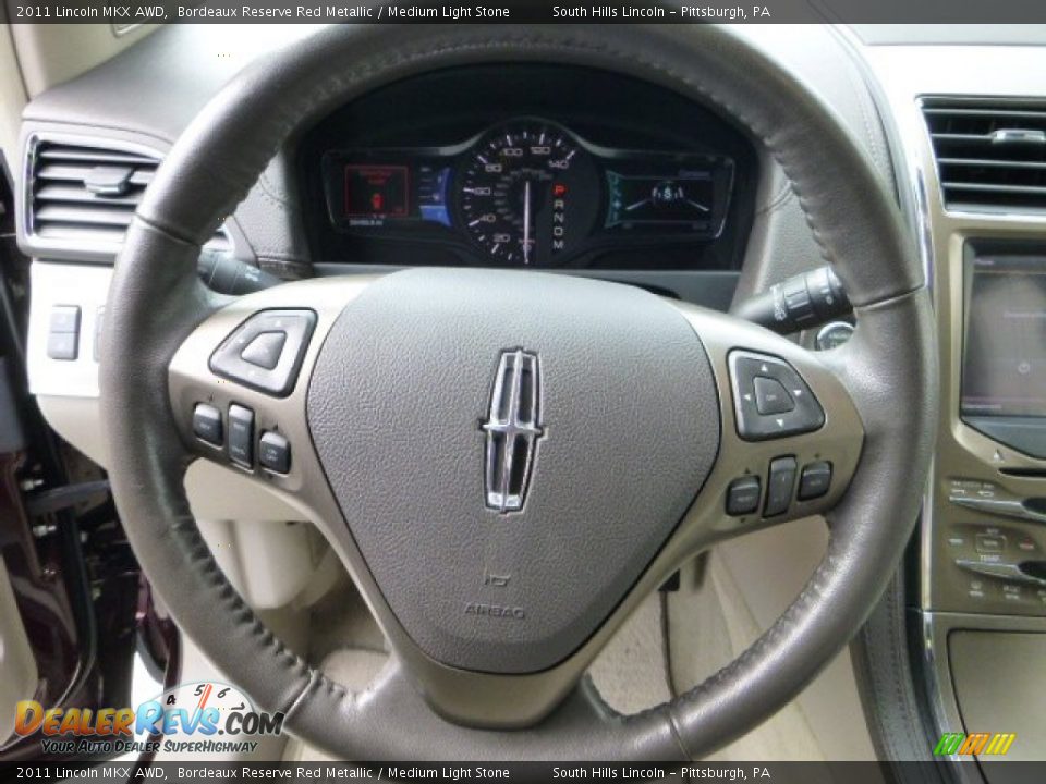 2011 Lincoln MKX AWD Steering Wheel Photo #22