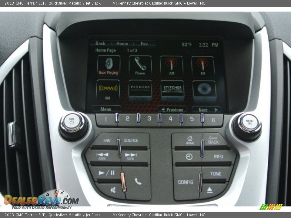 2013 GMC Terrain SLT Quicksilver Metallic / Jet Black Photo #14