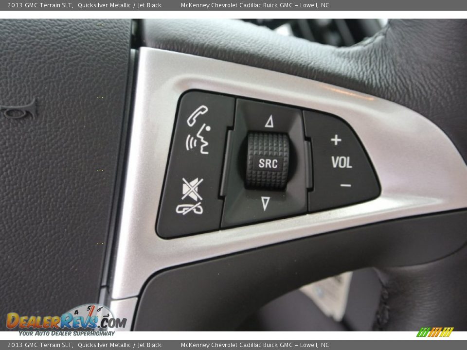 2013 GMC Terrain SLT Quicksilver Metallic / Jet Black Photo #16