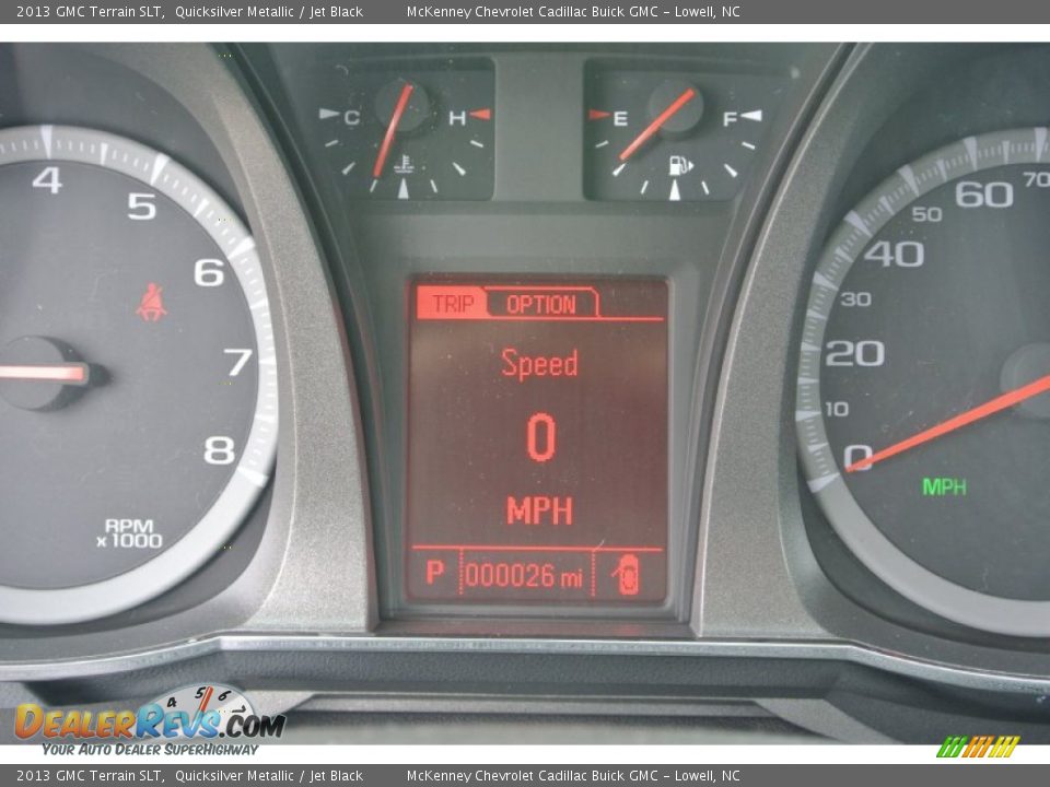 2013 GMC Terrain SLT Quicksilver Metallic / Jet Black Photo #17