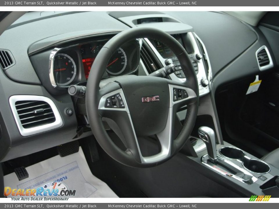 2013 GMC Terrain SLT Quicksilver Metallic / Jet Black Photo #24