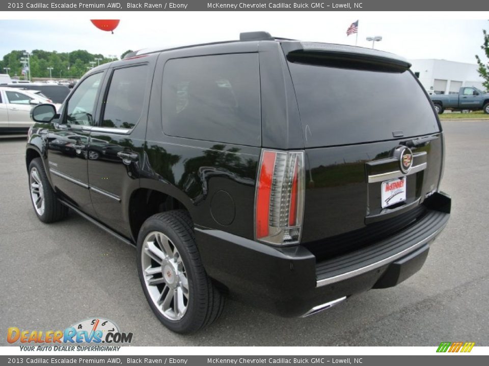 2013 Cadillac Escalade Premium AWD Black Raven / Ebony Photo #4