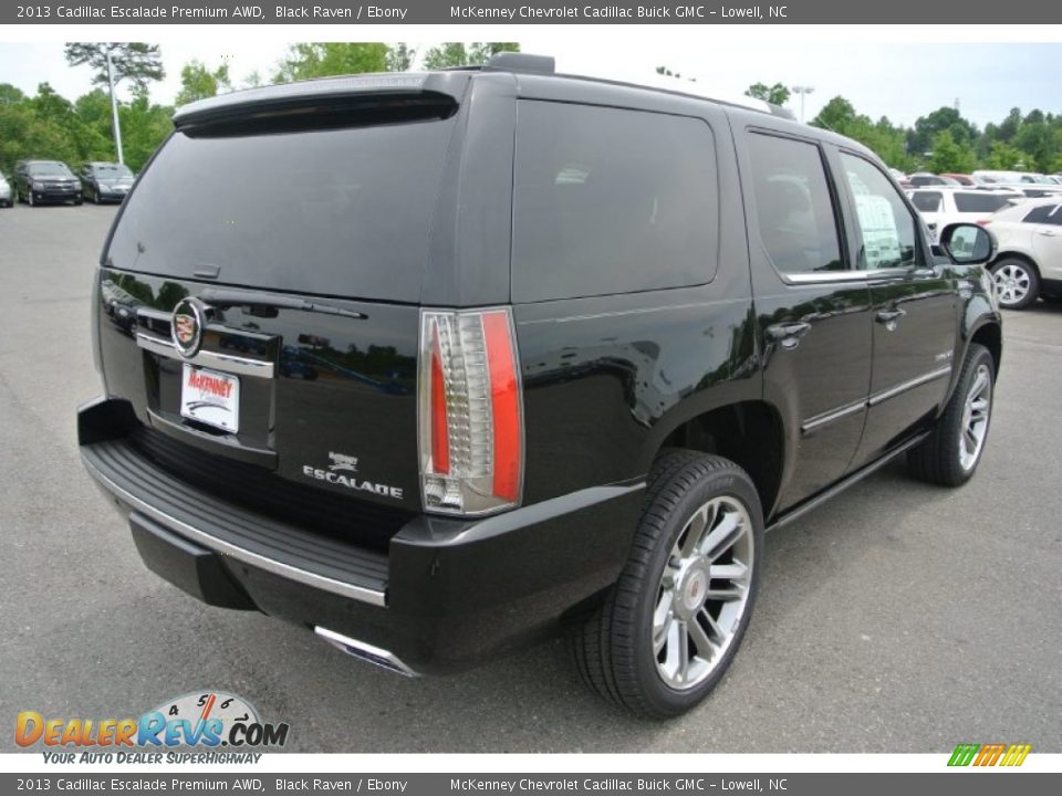 2013 Cadillac Escalade Premium AWD Black Raven / Ebony Photo #5