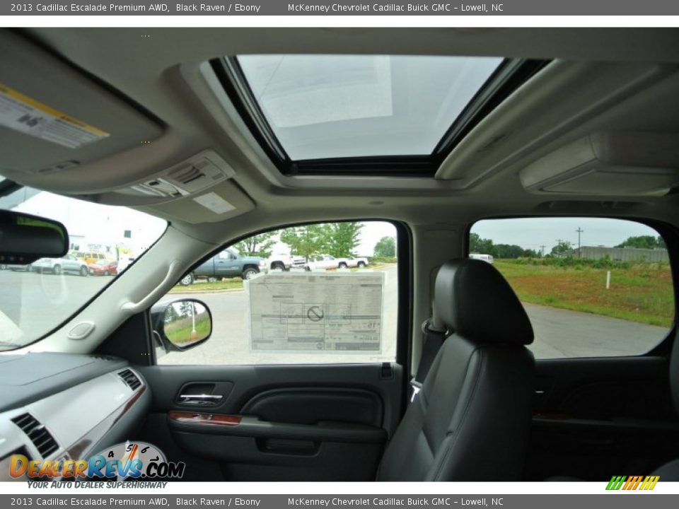 2013 Cadillac Escalade Premium AWD Black Raven / Ebony Photo #10