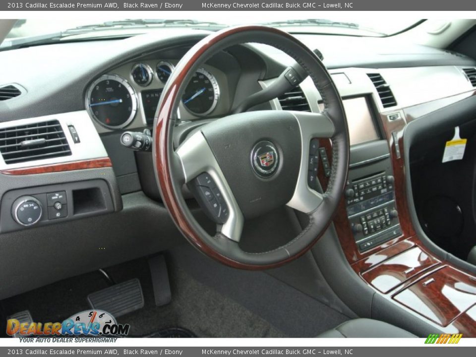 2013 Cadillac Escalade Premium AWD Black Raven / Ebony Photo #26