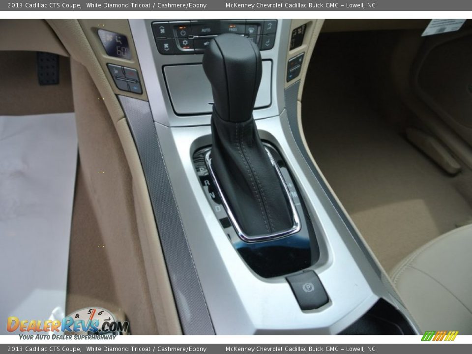 2013 Cadillac CTS Coupe White Diamond Tricoat / Cashmere/Ebony Photo #10