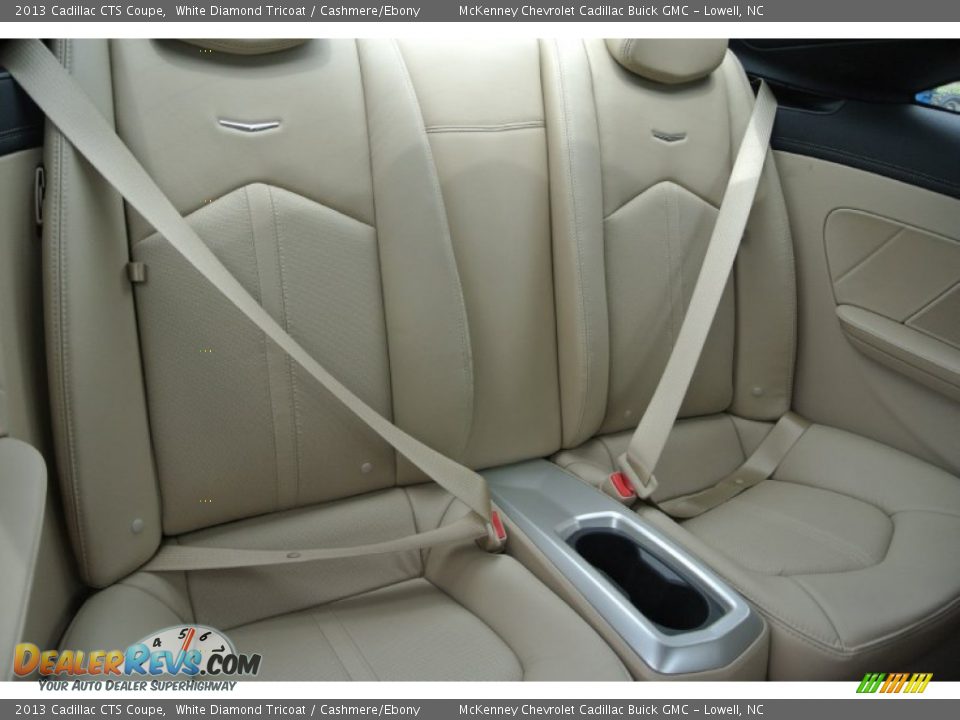 2013 Cadillac CTS Coupe White Diamond Tricoat / Cashmere/Ebony Photo #18