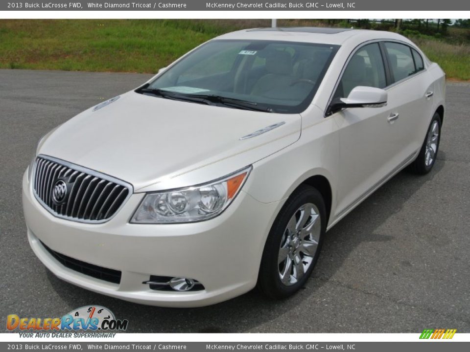 2013 Buick LaCrosse FWD White Diamond Tricoat / Cashmere Photo #1