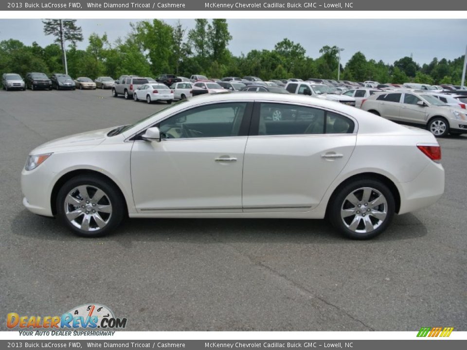 2013 Buick LaCrosse FWD White Diamond Tricoat / Cashmere Photo #3