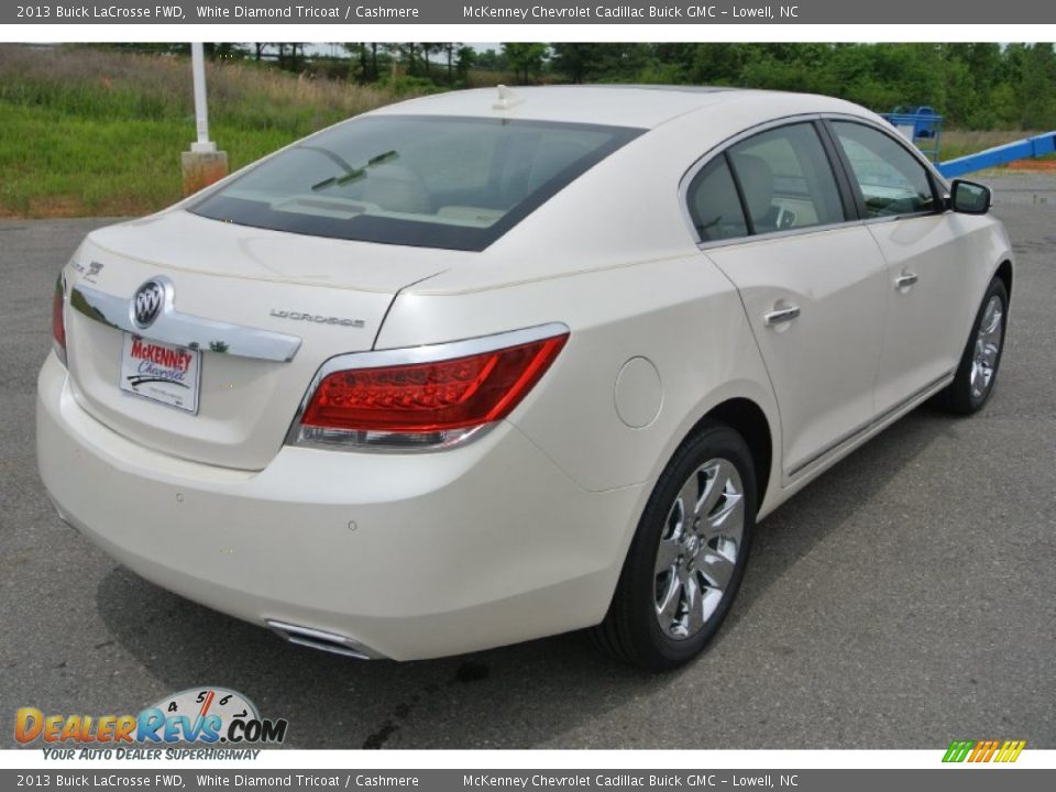 2013 Buick LaCrosse FWD White Diamond Tricoat / Cashmere Photo #5