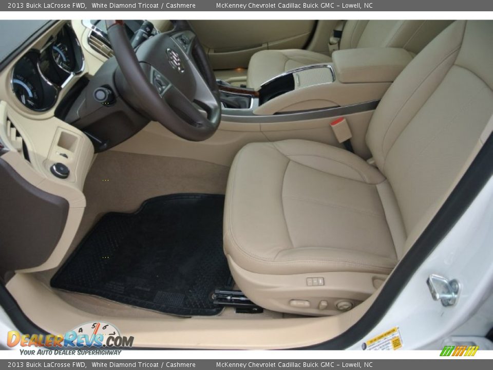 2013 Buick LaCrosse FWD White Diamond Tricoat / Cashmere Photo #8