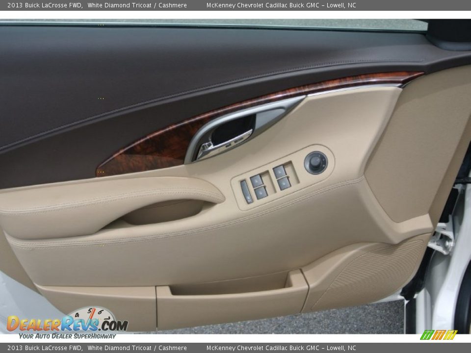 2013 Buick LaCrosse FWD White Diamond Tricoat / Cashmere Photo #9