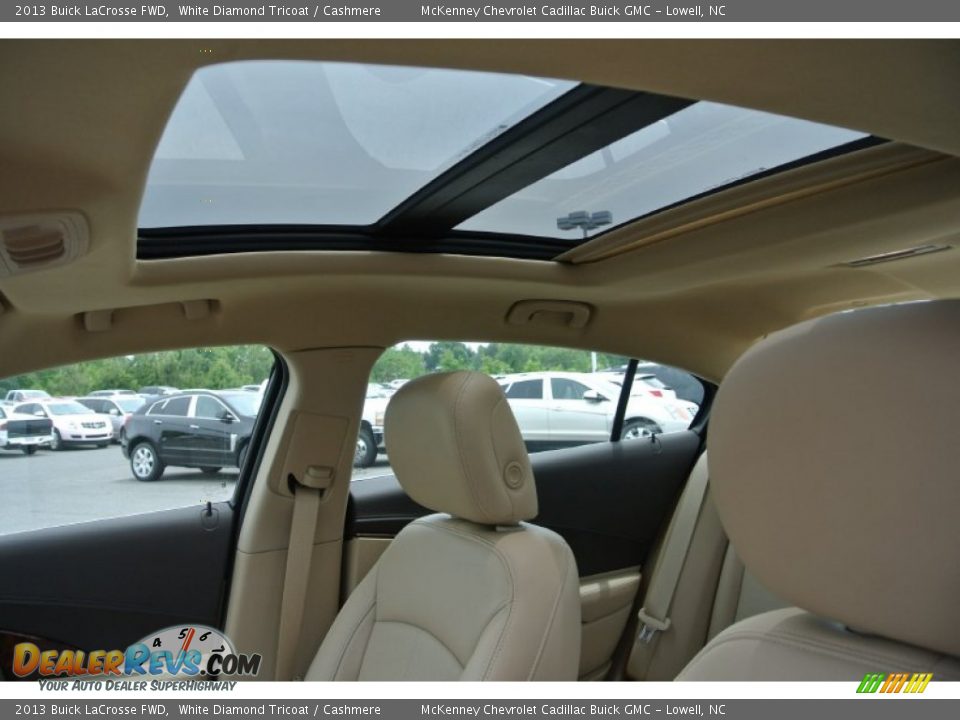 2013 Buick LaCrosse FWD White Diamond Tricoat / Cashmere Photo #10