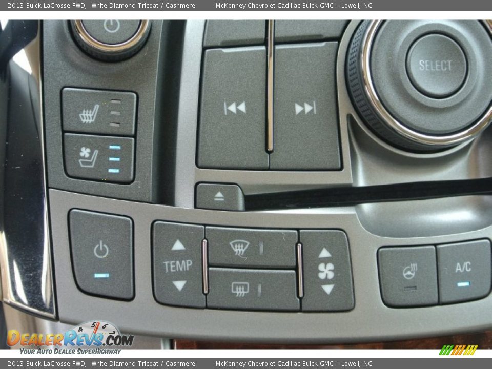 2013 Buick LaCrosse FWD White Diamond Tricoat / Cashmere Photo #14