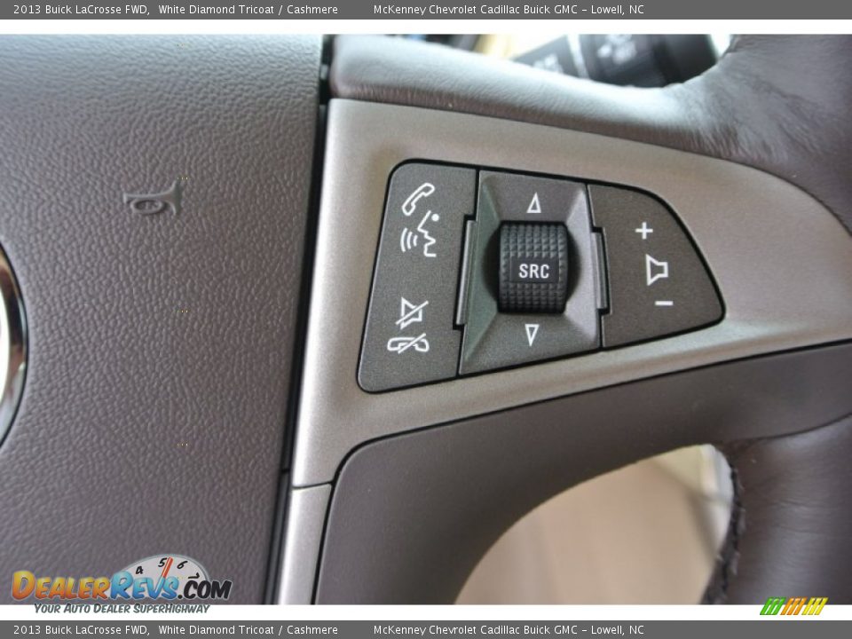 2013 Buick LaCrosse FWD White Diamond Tricoat / Cashmere Photo #15