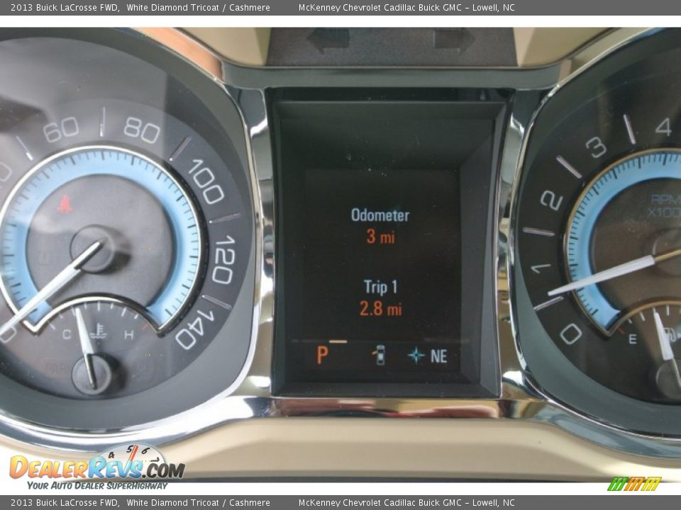 2013 Buick LaCrosse FWD White Diamond Tricoat / Cashmere Photo #16