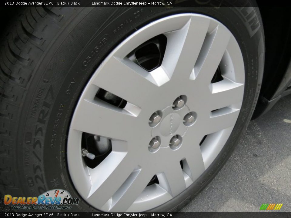 2013 Dodge Avenger SE V6 Black / Black Photo #5