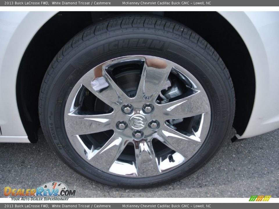 2013 Buick LaCrosse FWD White Diamond Tricoat / Cashmere Photo #21