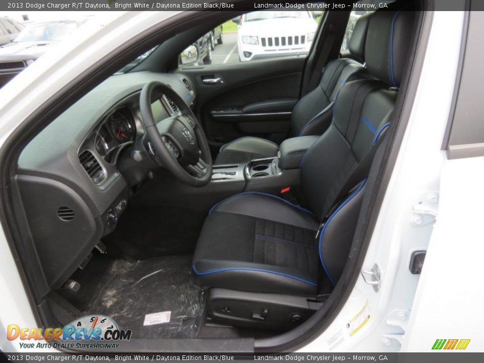 Daytona Edition Black/Blue Interior - 2013 Dodge Charger R/T Daytona Photo #7