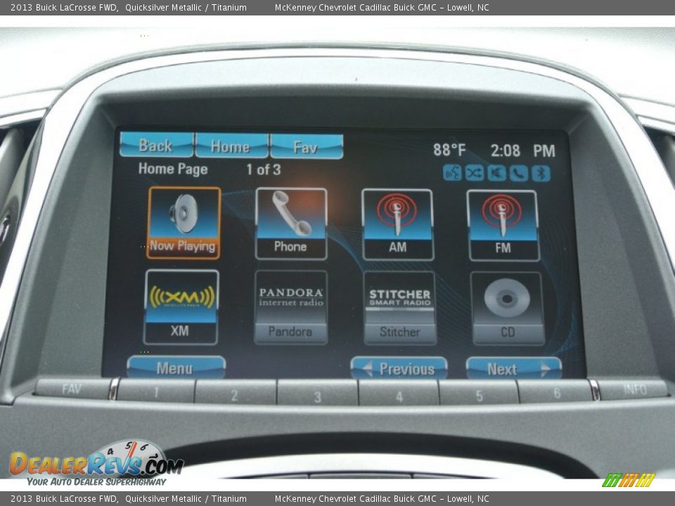 Controls of 2013 Buick LaCrosse FWD Photo #12