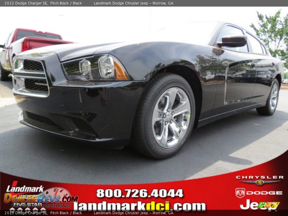 2013 Dodge Charger SE Pitch Black / Black Photo #1