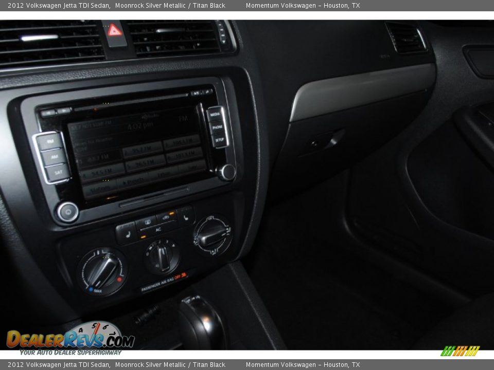 2012 Volkswagen Jetta TDI Sedan Moonrock Silver Metallic / Titan Black Photo #16