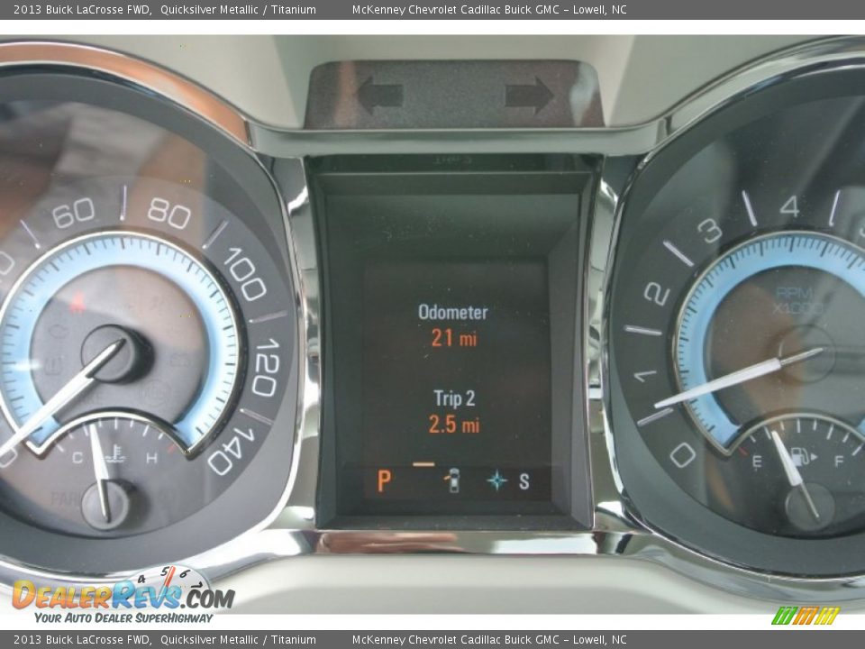 2013 Buick LaCrosse FWD Quicksilver Metallic / Titanium Photo #17