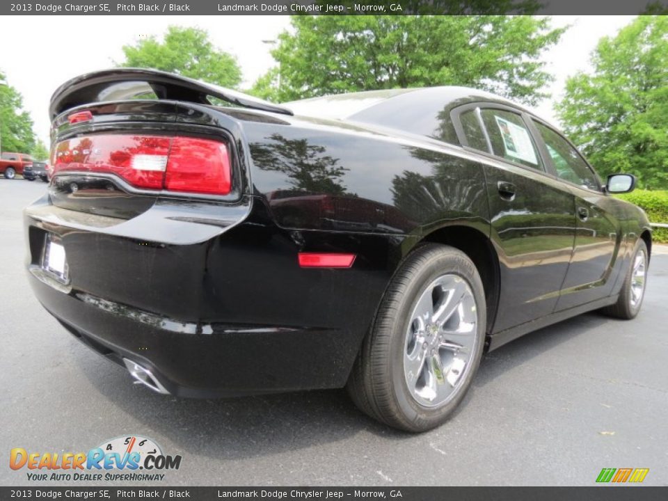 2013 Dodge Charger SE Pitch Black / Black Photo #3