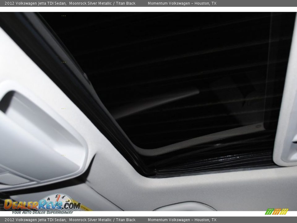 2012 Volkswagen Jetta TDI Sedan Moonrock Silver Metallic / Titan Black Photo #18