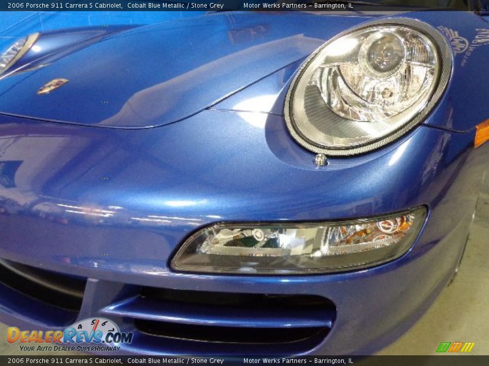 2006 Porsche 911 Carrera S Cabriolet Cobalt Blue Metallic / Stone Grey Photo #4