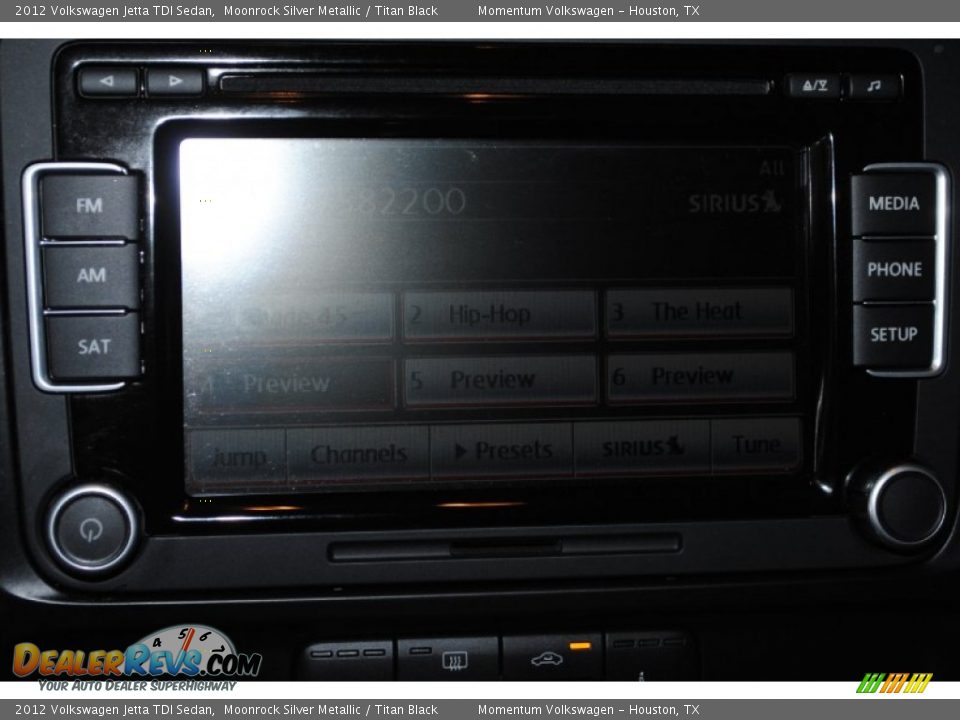 2012 Volkswagen Jetta TDI Sedan Moonrock Silver Metallic / Titan Black Photo #19