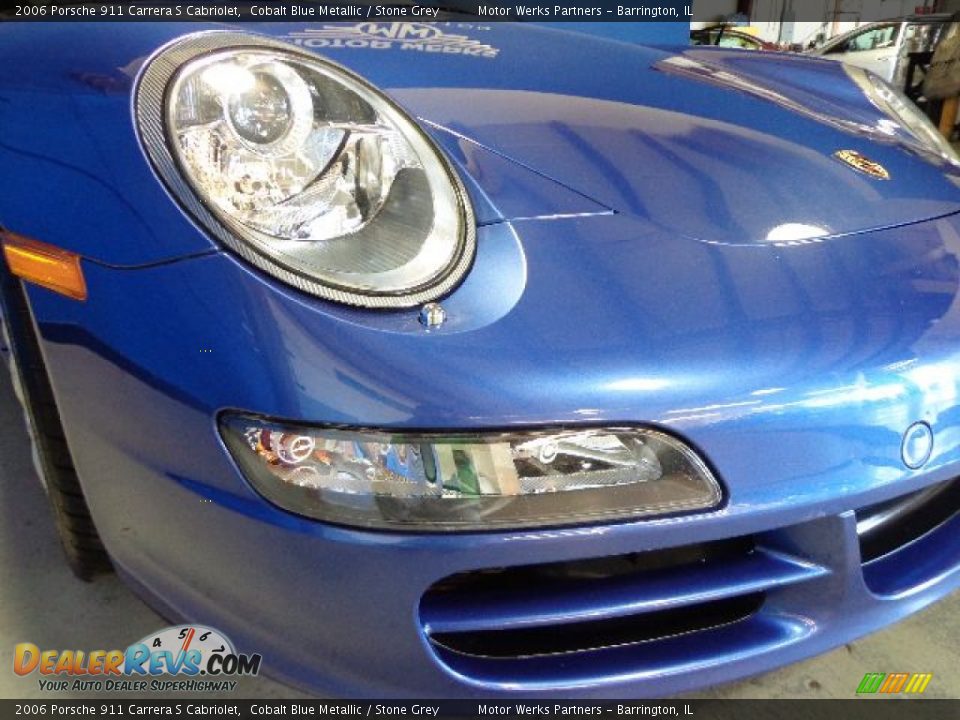 2006 Porsche 911 Carrera S Cabriolet Cobalt Blue Metallic / Stone Grey Photo #5