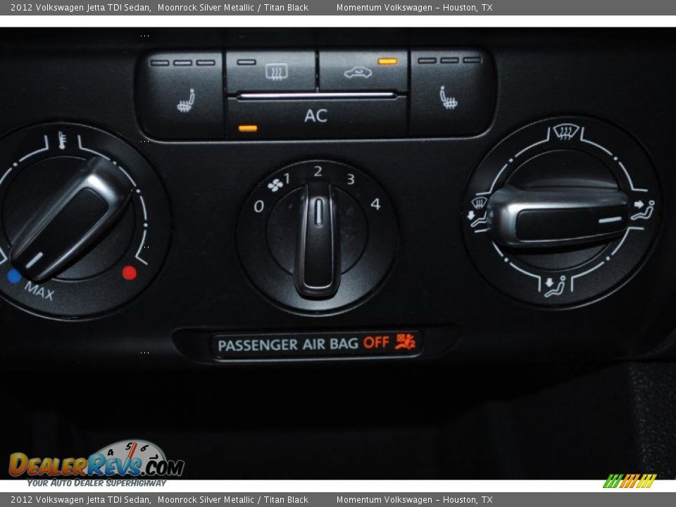 2012 Volkswagen Jetta TDI Sedan Moonrock Silver Metallic / Titan Black Photo #21