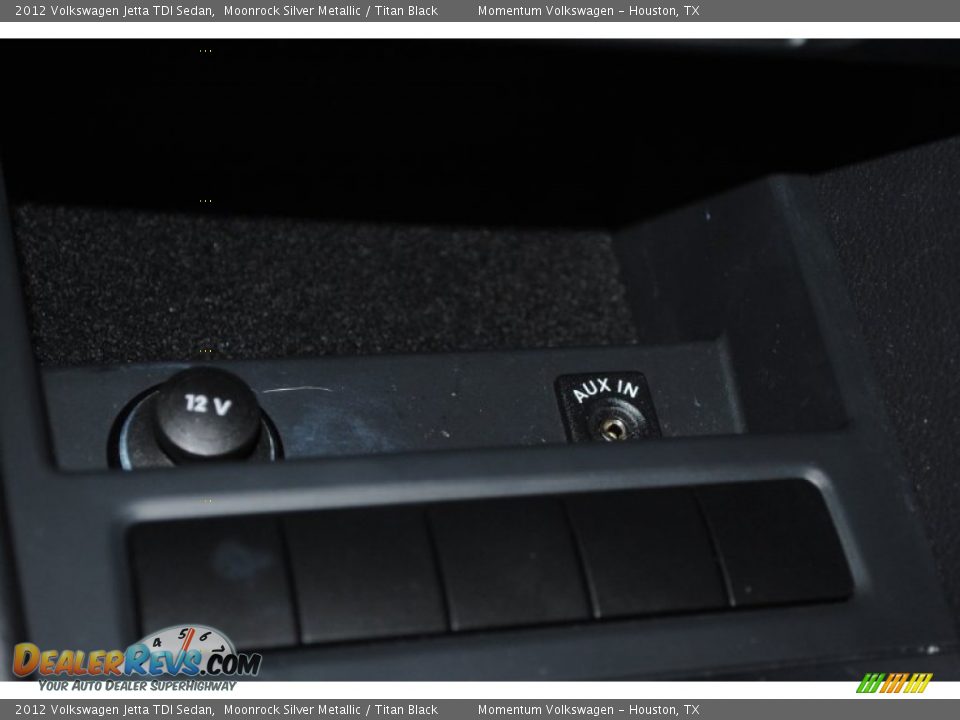 2012 Volkswagen Jetta TDI Sedan Moonrock Silver Metallic / Titan Black Photo #22