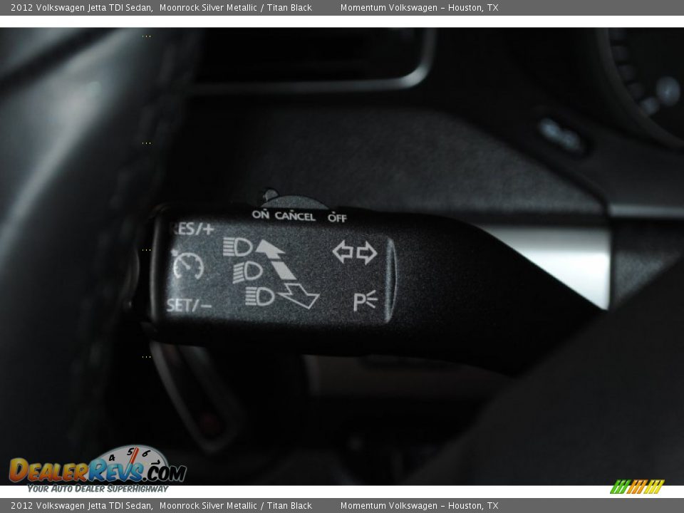 2012 Volkswagen Jetta TDI Sedan Moonrock Silver Metallic / Titan Black Photo #27