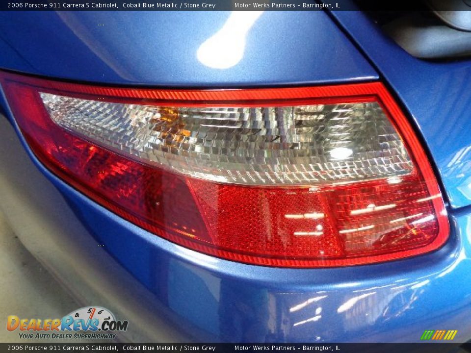 2006 Porsche 911 Carrera S Cabriolet Cobalt Blue Metallic / Stone Grey Photo #12