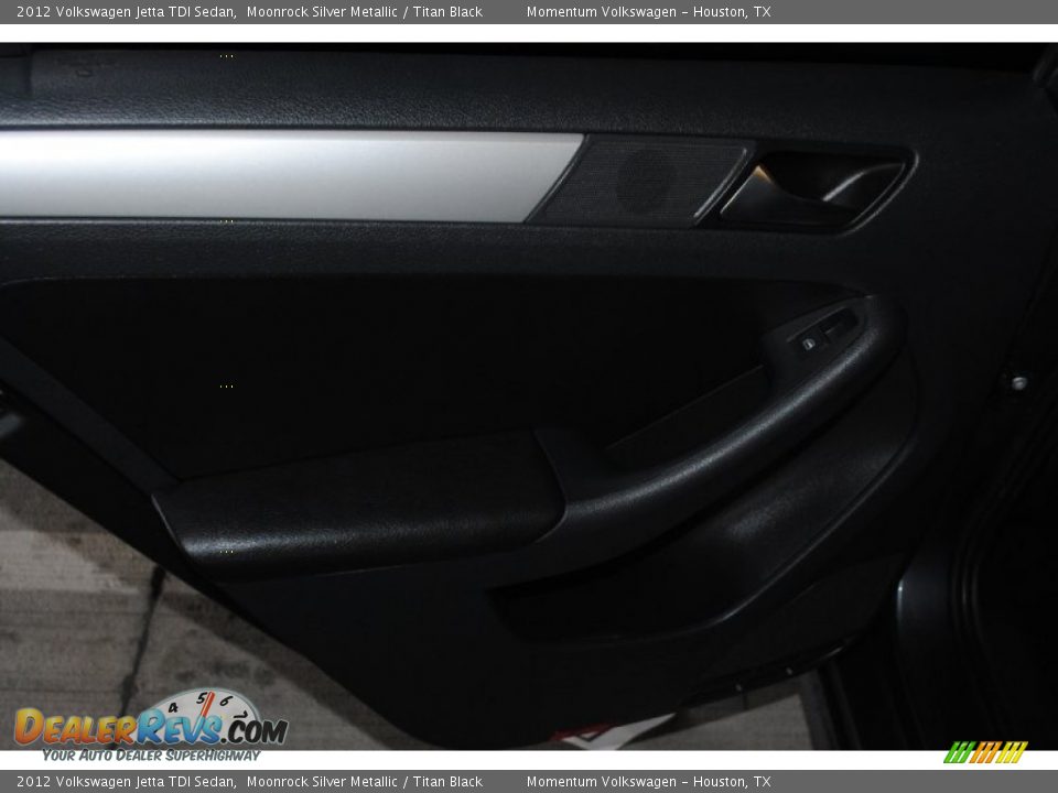 2012 Volkswagen Jetta TDI Sedan Moonrock Silver Metallic / Titan Black Photo #29
