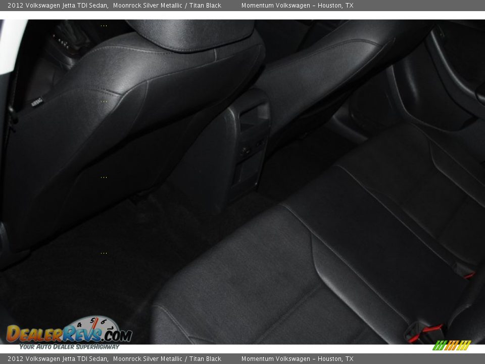 2012 Volkswagen Jetta TDI Sedan Moonrock Silver Metallic / Titan Black Photo #30