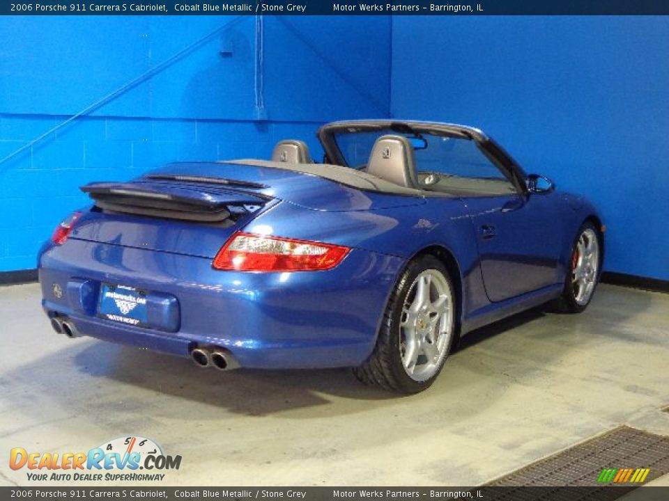 2006 Porsche 911 Carrera S Cabriolet Cobalt Blue Metallic / Stone Grey Photo #15