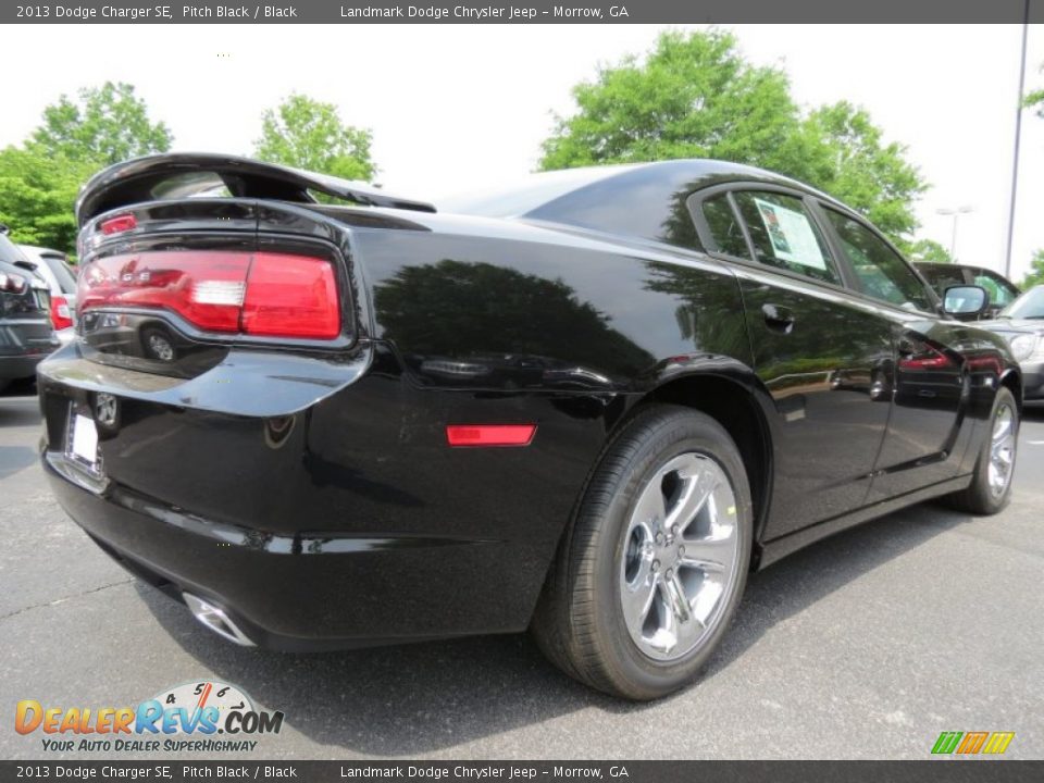 2013 Dodge Charger SE Pitch Black / Black Photo #3